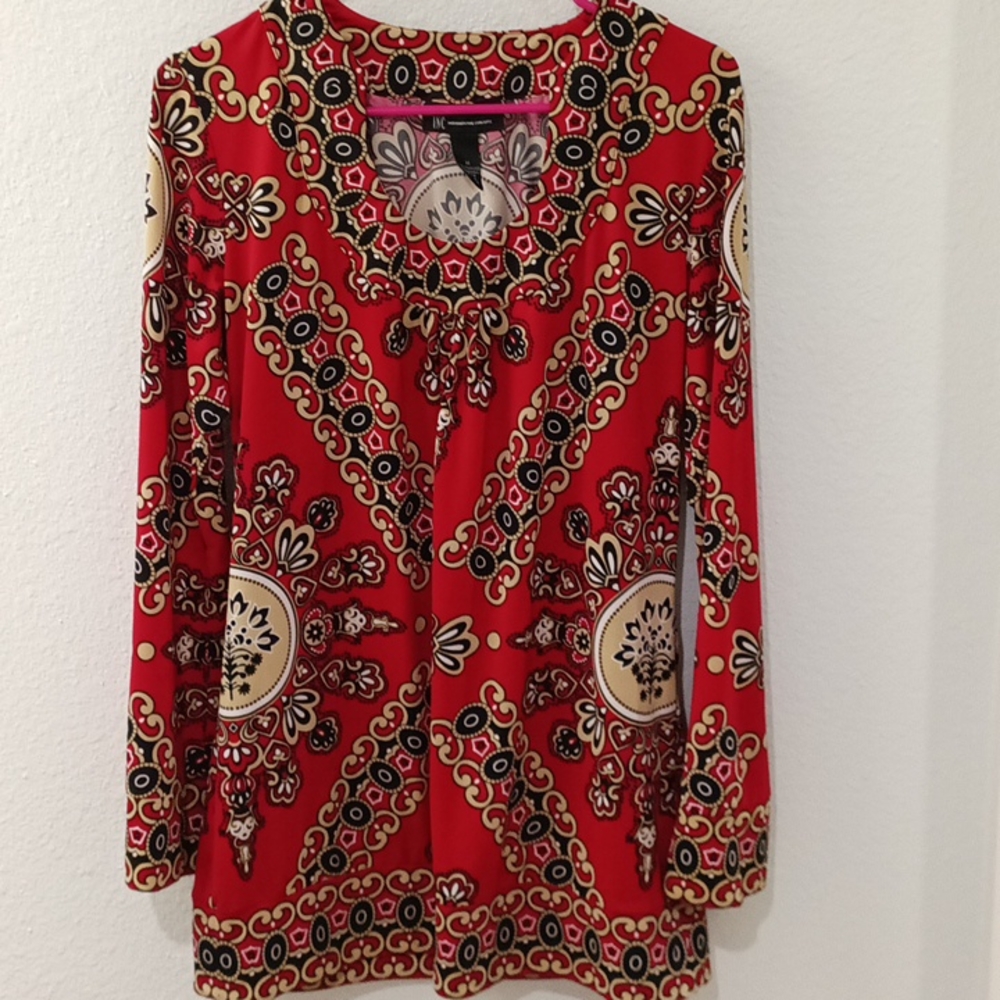 INC international concepts blouse Size M